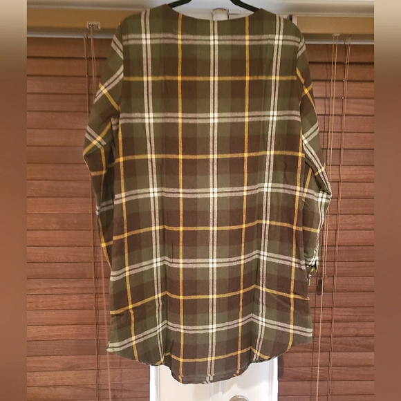 NWT Cupshe Moriah Gingham Curved Hem Short Dress Sz M - Picture 4 of 7